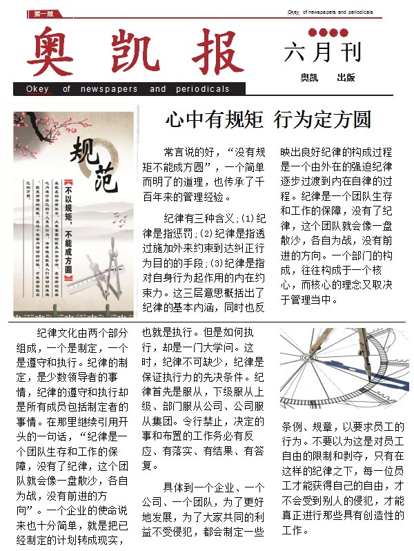 奧凱電氣電源治理設備 --2020年六月周刊